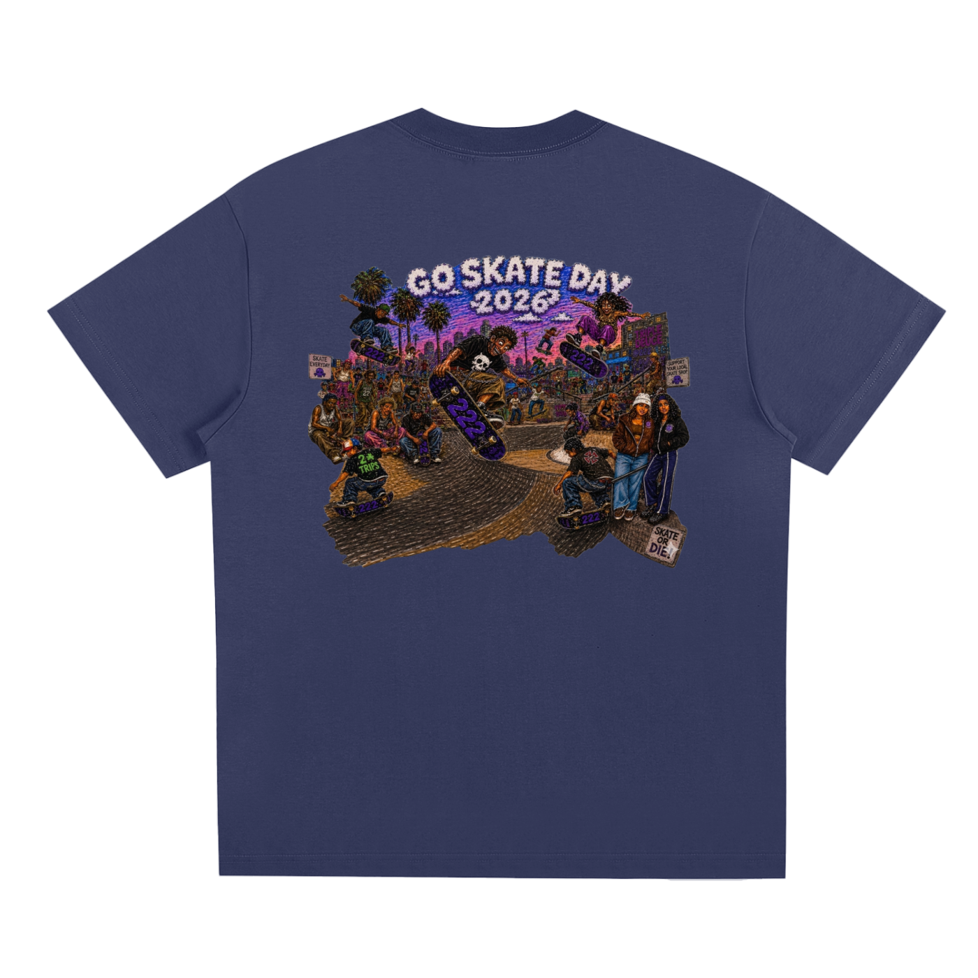 Triple Deuce ”Go Skate Day 2026” Tee