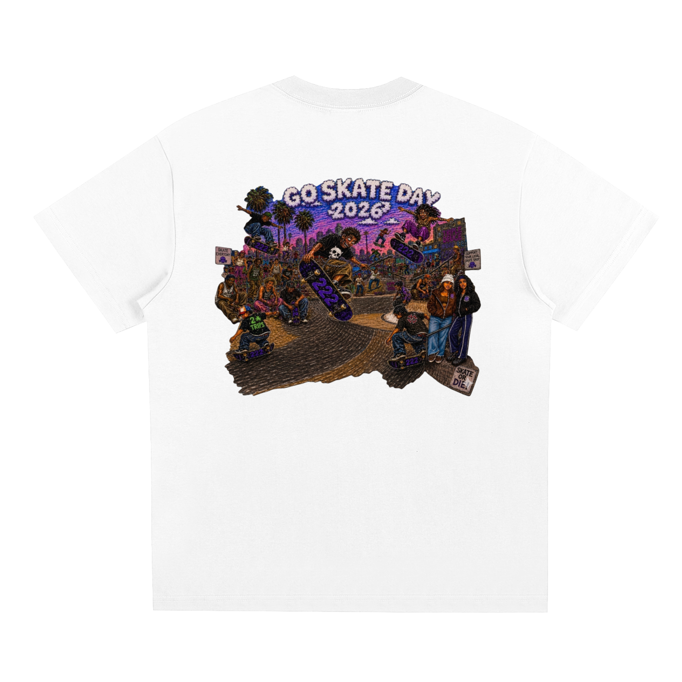 Triple Deuce ”Go Skate Day 2026” Tee