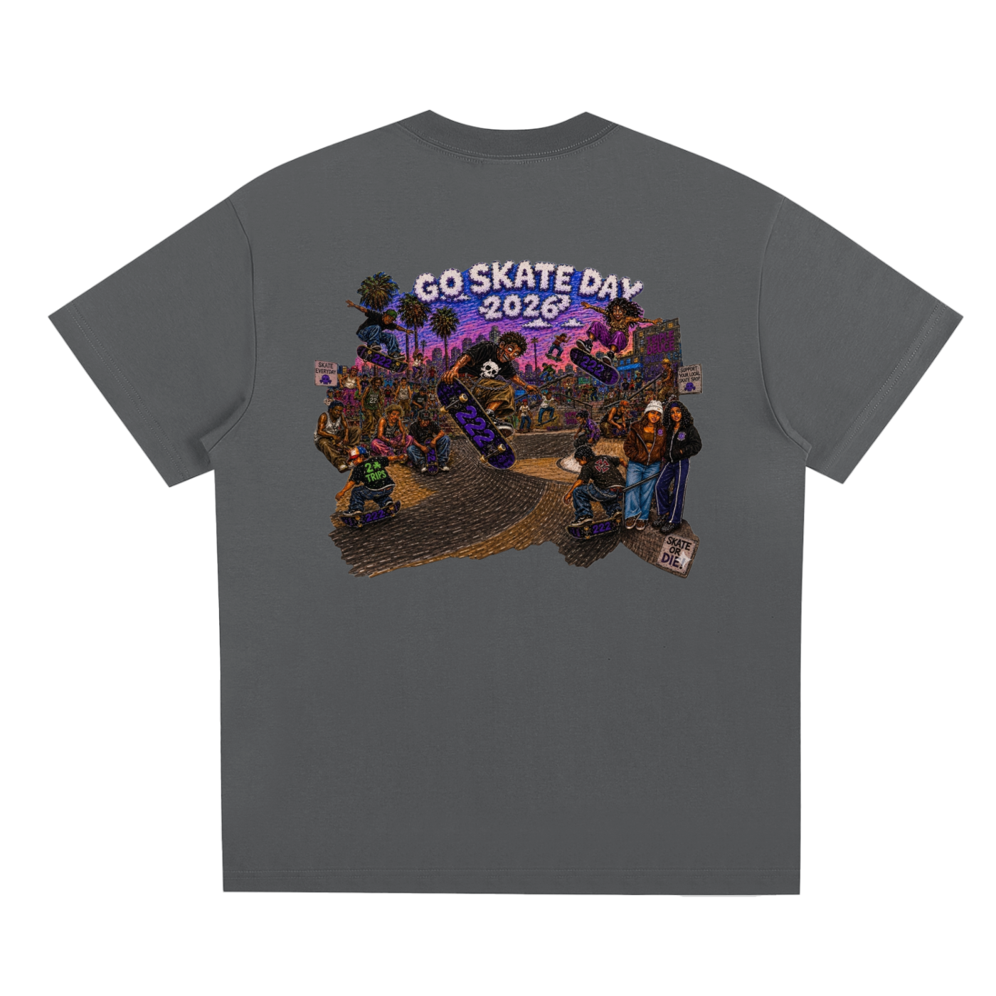 Triple Deuce ”Go Skate Day 2026” Tee