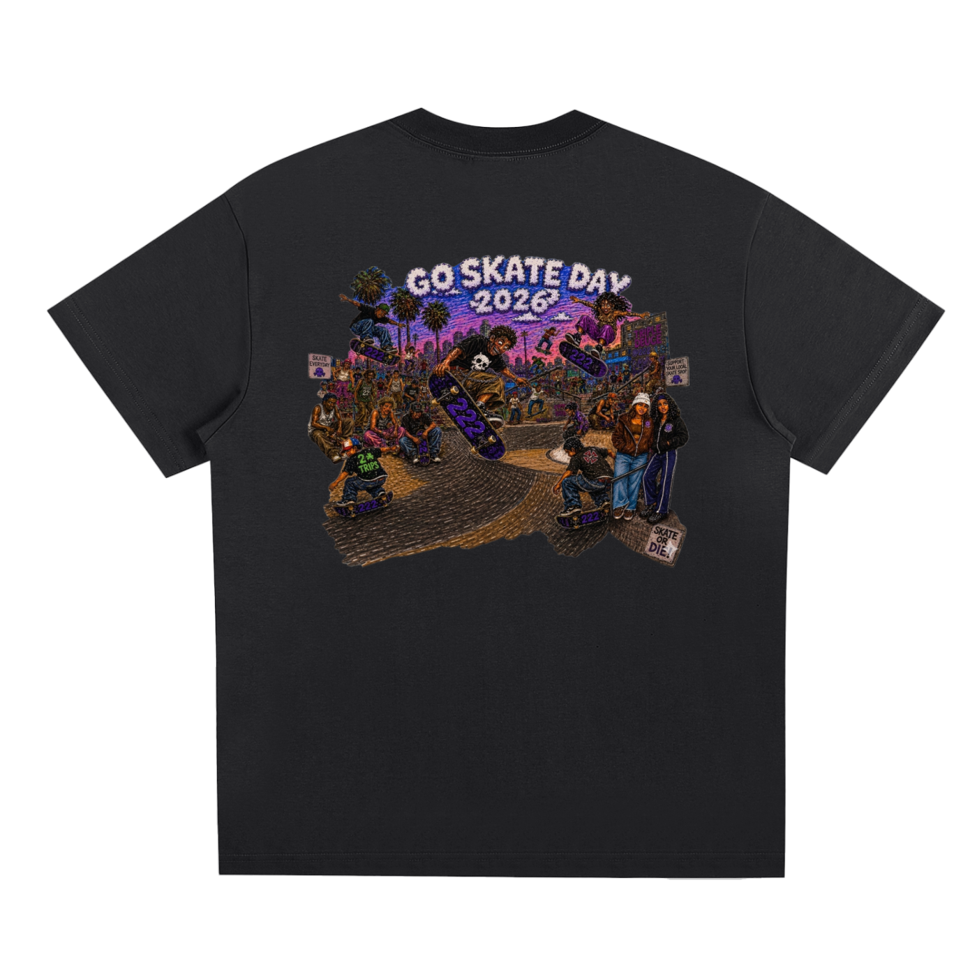 Triple Deuce ”Go Skate Day 2026” Tee