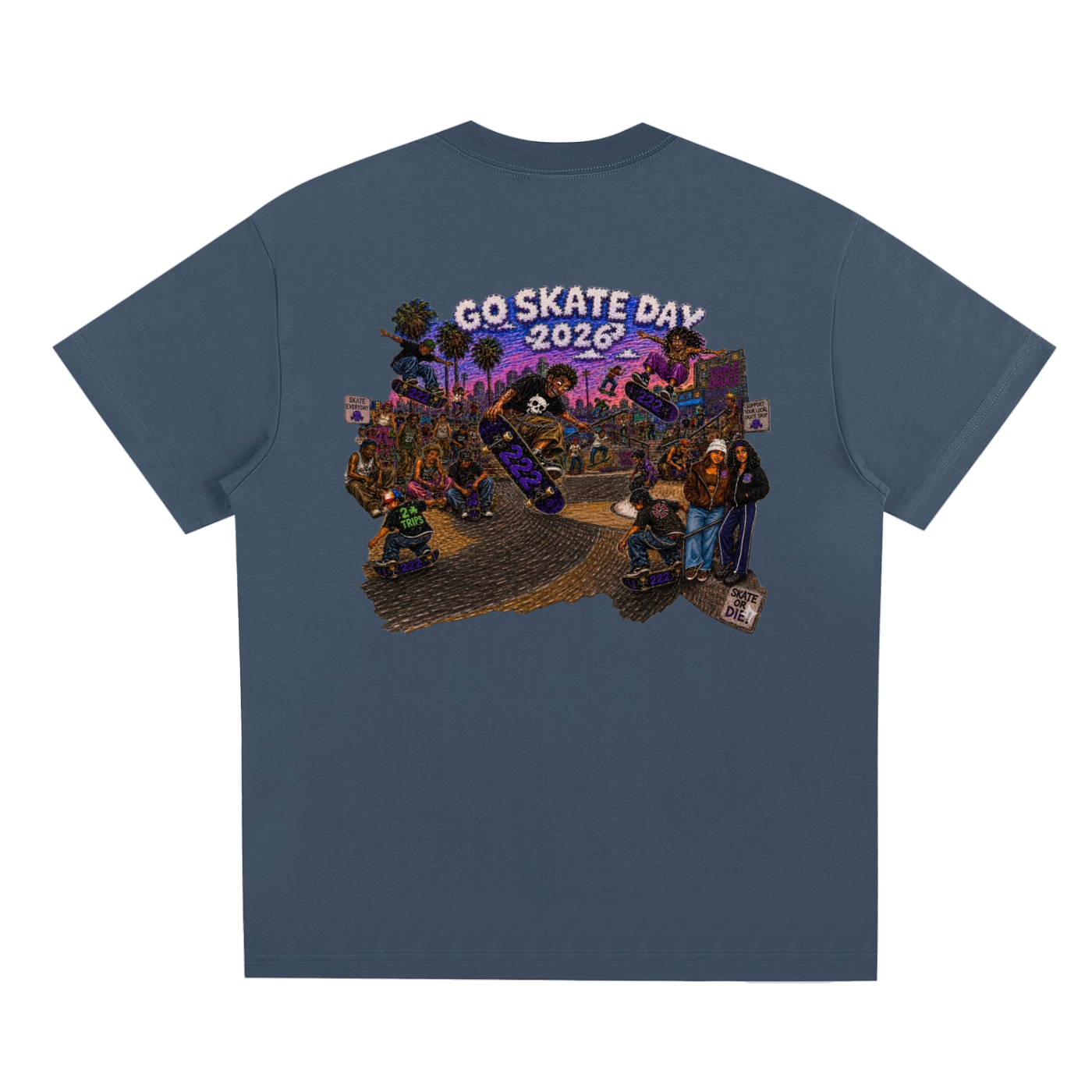 Triple Deuce ”Go Skate Day 2026” Tee