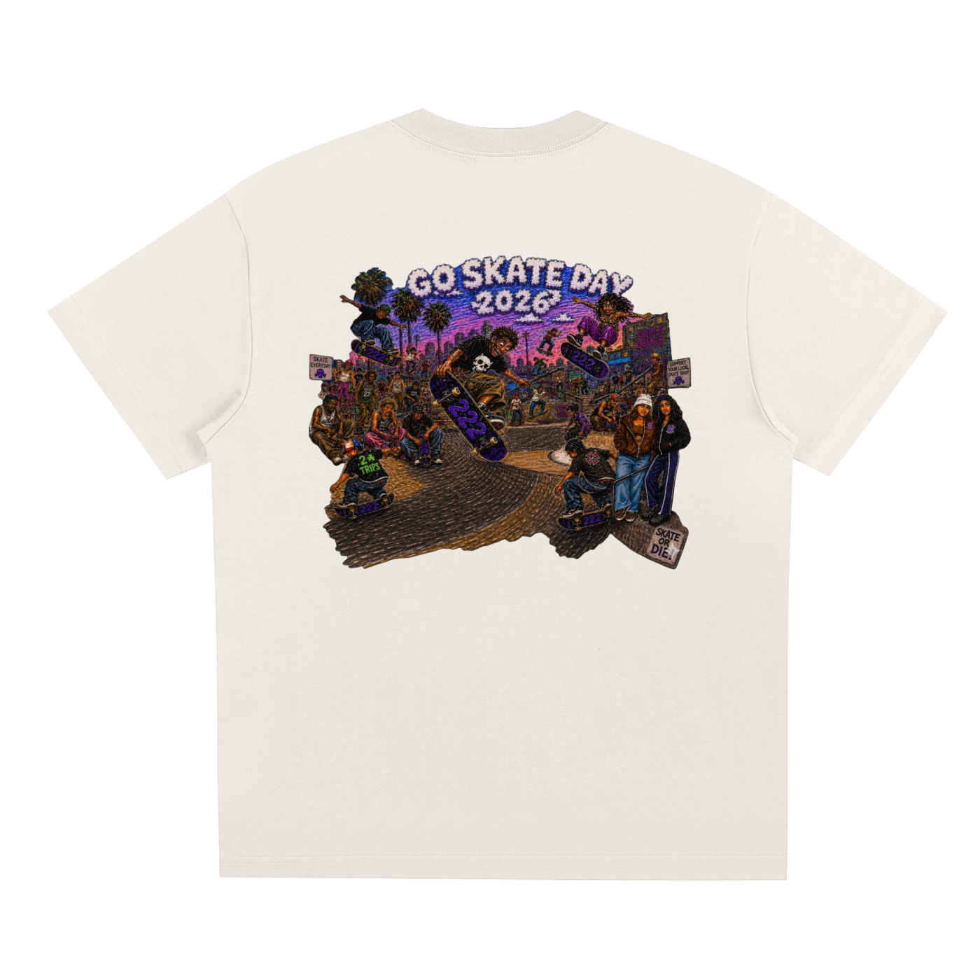 Triple Deuce ”Go Skate Day 2026” Tee