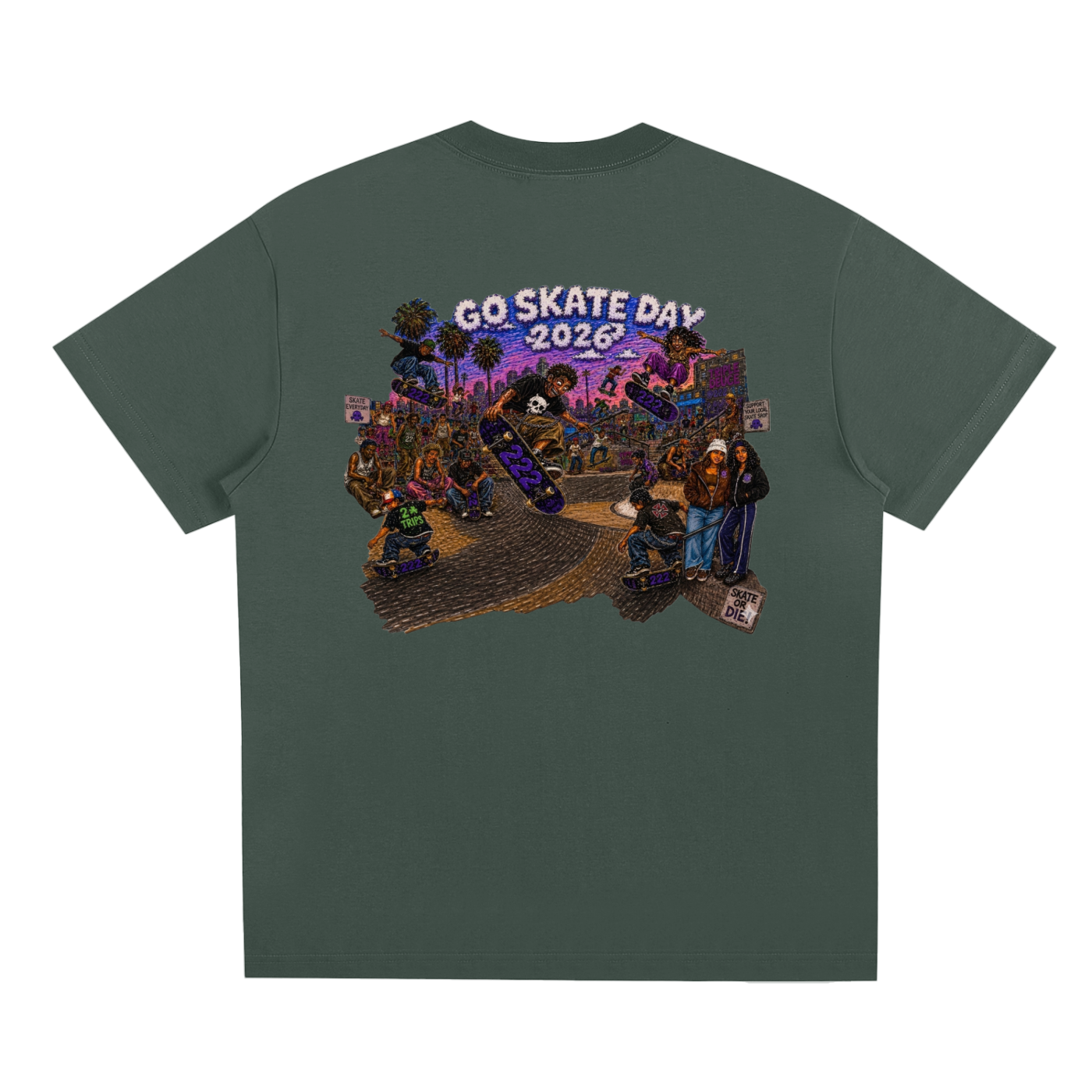 Triple Deuce ”Go Skate Day 2026” Tee